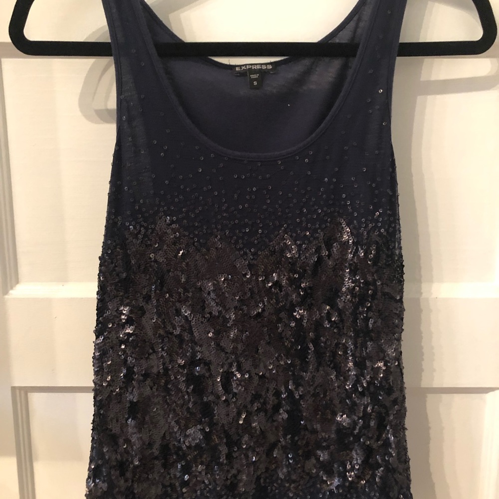 Navy tank top